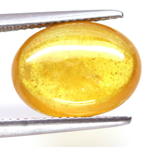 Натуральный желтый Опал овал 14.8х10.9мм 10.01ct