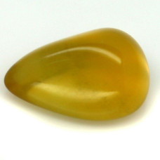 Натуральный желтый мексиканский Опал груша 12.8х9.3мм 3.53ct