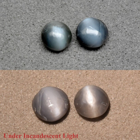Натуральний Александрит пара 3.3 - 3.5мм 0.36ct