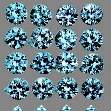 Натуральный синий Сапфир круг 1.0 - 1.1мм 0.007ct