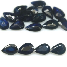 Натуральный синий Сапфир груша 6.2х4.2 - 6.6x4.5мм 0.45ct