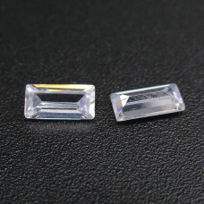 Кубічний білий Цирконій багет 1.75х1мм