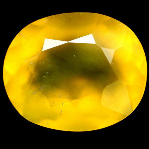 Натуральный желтый Опал овал 11.6x8.4мм 2.33ct