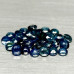 Натуральний синій Сапфір коло 3.4-3.9мм 0.27ct