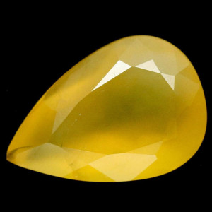 Натуральный желтый Опал груша 16.0x10.9мм 5.69ct