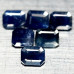Натуральный синий Сапфир октагон 5x4мм 0.50ct