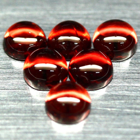 Натуральный красный Гранат круг 0.43ct