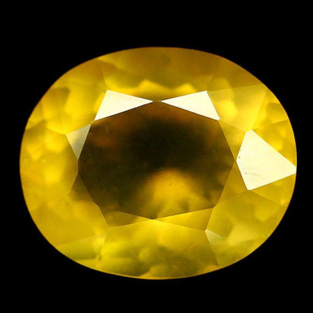 Натуральний жовтий Опал овал 13.8x11.6мм 5.70ct
