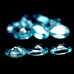 Натуральный голубой Циркон овал 6.3x4.3 - 6.4x4.4мм 0.93ct