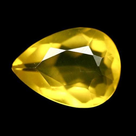 Натуральний жовтий Опал груша 15.1x11.1мм 4.91ct