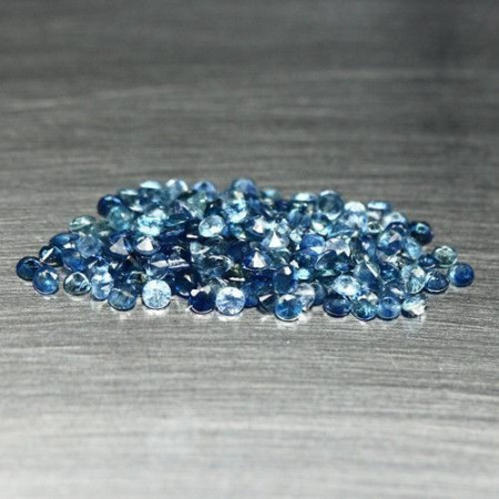 Натуральний синій Сапфір коло 2.1-2.4мм 0.05ct Натуральний синій Сапфір коло 2.1-2.4мм 0.05ct