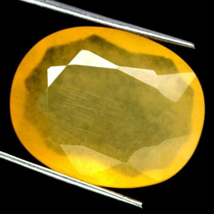 Натуральный желтый Опал овал 18.5x14.8мм 11.03ct