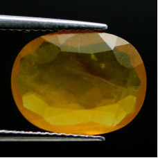 Натуральный желтый Опал овал 12.4x8.5мм 4.14ct