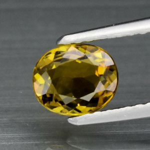 Натуральний жовтий Турмалін Дравіт овал 6.3х5.2мм 0.71ct Натуральний жовтий Турмалін Дравіт овал 6.3х5.2мм 0.71ct