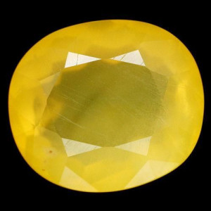 Натуральный желтый Опал овал 19.8x17.3мм 19.43ct