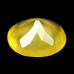 Натуральный желтый Опал овал 11.4x10.3мм 3.36ct