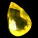 Натуральный желтый Опал груша 13.6x10.0мм 4.32ct