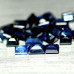 Натуральний синій Сапфір 4.3x2.8 - 4.7x2.8мм багет 0.26ct