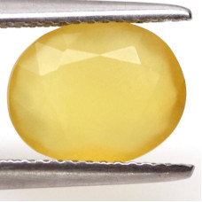 Натуральный желтый Опал овал 10.7х8.6мм 2.39ct