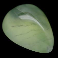 Натуральный зелёный Пренит груша 19.9х14.8мм 19.41ct