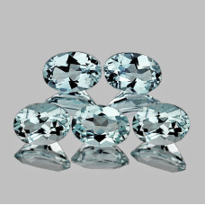 Натуральный Аквамарин овал 6х4мм 0.37ct Натуральный Аквамарин овал 6х4мм 0.37ct