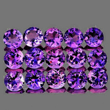 Натуральный Аметист круг 2мм 0.03ct