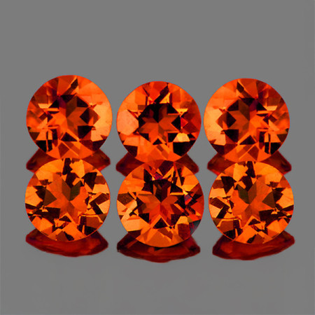 Натуральный мадейра Цитрин круг 5мм 0.43ct