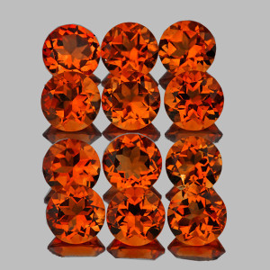 Натуральный мадейра Цитрин круг 4мм 0.24ct