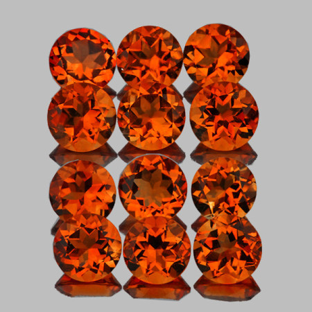 Натуральный мадейра Цитрин круг 4мм 0.24ct