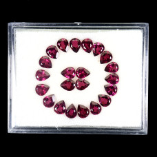 Натуральний Родоліт груша 5х4мм 0.39ct