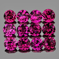 Натуральный Родолит круг 3.0мм 0.15ct