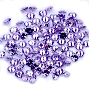 Кубический цирконий Фиолетовый круг 3.5мм