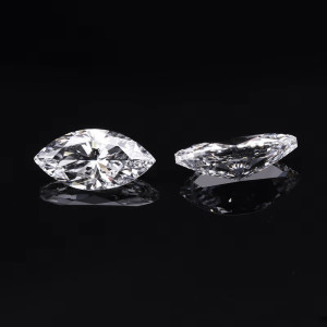 Муассанит белый маркиз 8х4мм 0.50ct с Сертификатом