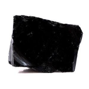 Натуральный Обсидиан кристалл 37.7х27.9мм 35.26г
