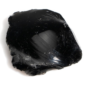 Натуральний кристал Обсидіан 43.8х42.3мм 31.20г