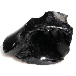Натуральний кристал Обсидіан 54.5х48.7мм 65.30г
