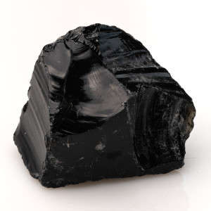 Натуральний кристал Обсидіан 27.8х25.1мм 18.67г