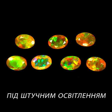 Натуральный благородный Опал овал 7х5мм 0.57ct