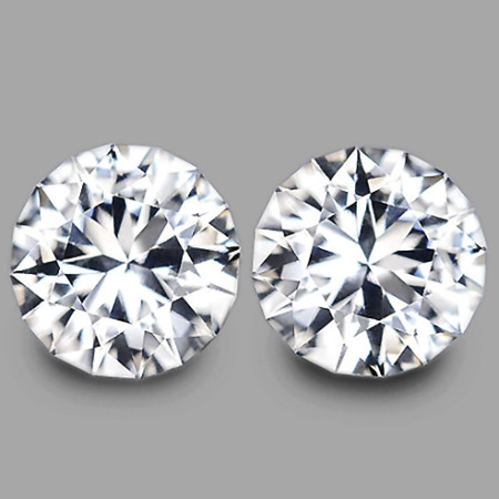 Натуральний білий Сапфір коло 4мм 0.32ct Натуральний білий Сапфір коло 4мм 0.32ct