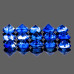 Натуральный темно синий Сапфир круг 1.7мм 0.024ct