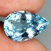 Натуральный голубой Топаз груша 15.6х10.4мм 8.57ct