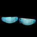 Натуральний блакитний Топаз овал пара 12.0х6,2мм 4.57ct