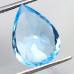 Натуральный голубой свисс блю Топаз груша 17.7x12.8мм 12.65ct