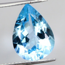 Натуральний блакитний свис блю Топаз груша 17.7x12.8мм 12.65ct Натуральний блакитний свис блю Топаз груша 17.7x12.8мм 12.65ct