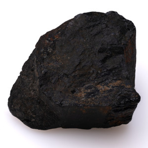 Натуральний чорний Турмалін Шерл 21.4х20.3мм 12.64г