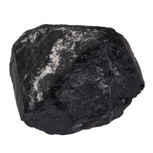 Натуральный черный Турмалин Шерл 32.9х30.0мм 40.05г