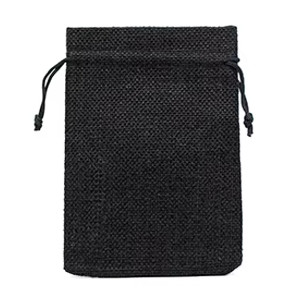 Мешочек для хранения и упаковки черный 9х7см Мешочек для хранения и упаковки черный 9х7см
