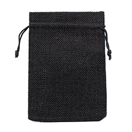 Мішечок для зберігання та пакування чорний 9х7см Мішечок для зберігання та пакування чорний 9х7см
