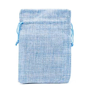 Мешочек для хранения и упаковки светло голубой 9х7см Мешочек для хранения и упаковки светло голубой 9х7см