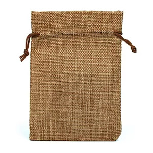 Мішечок для зберігання та пакування світло-коричневий 9х7см Мішечок для зберігання та пакування світло-коричневий 9х7см